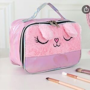 🌸 #4091-64.  Pink Bunny Kids Cosmetic Bag